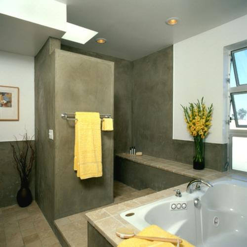 γρήγορη ανακαίνιση σπιτιού κίτρινα στοιχεία μπάνιου