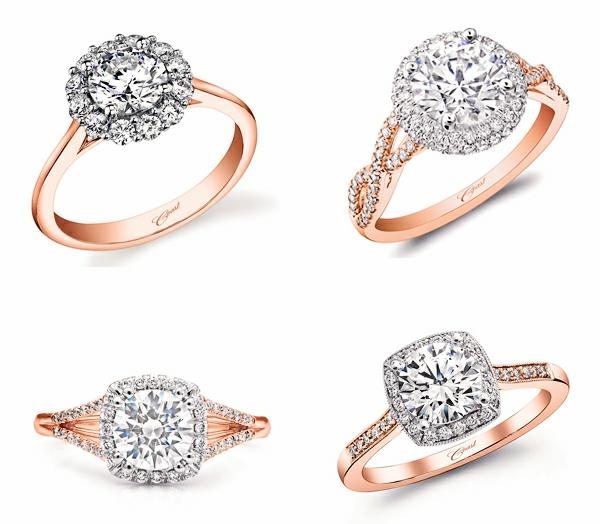 όμορφο δαχτυλίδι αρραβώνων ροζ χρυσό διαμαντένιο δαχτυλίδι αρραβώνα