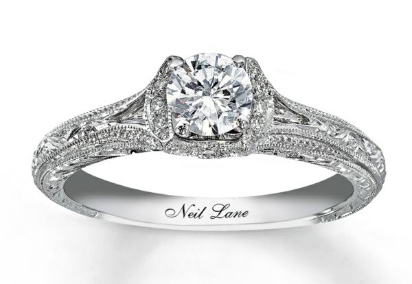 πανέμορφο δαχτυλίδι αρραβώνων ασημένιο δαχτυλίδι πρότασης γάμου neil lane