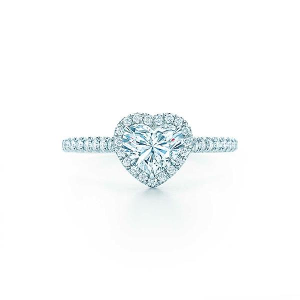 όμορφο δαχτυλίδι αρραβώνων tiffany πρόταση γάμου σχήμα καρδιάς