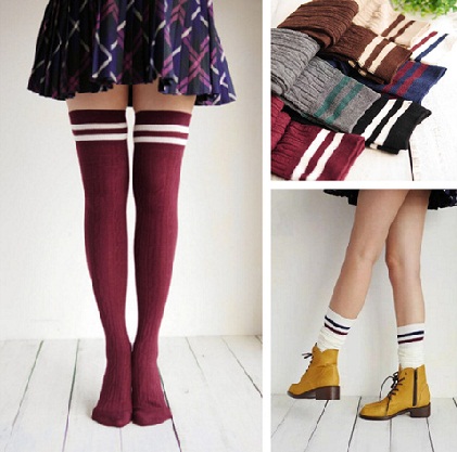 Paprastos mergaičių mokyklos kojinės