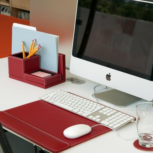 φτιάξτε το δικό σας γραφείο σπίτι γραφείο κομψό δερμάτινο μήλο