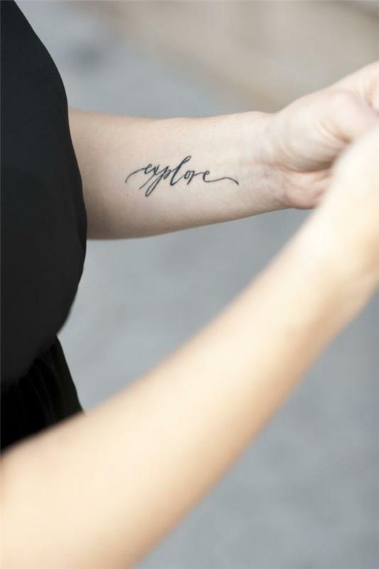 γραμματοσειρά τατουάζ αντιβράχιο αγάπη
