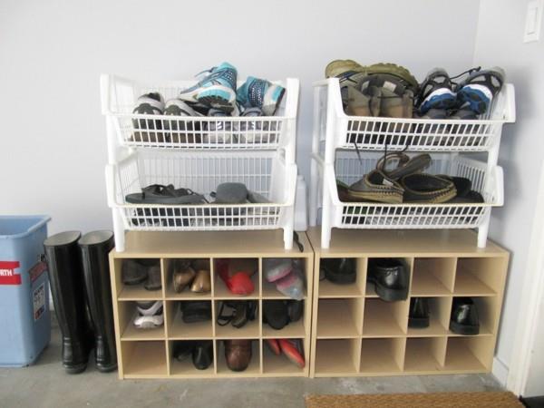 Φτιάξτε το δικό σας ράφι παπουτσιών Ιδέες αποθηκεύστε τα δικά σας παπούτσια