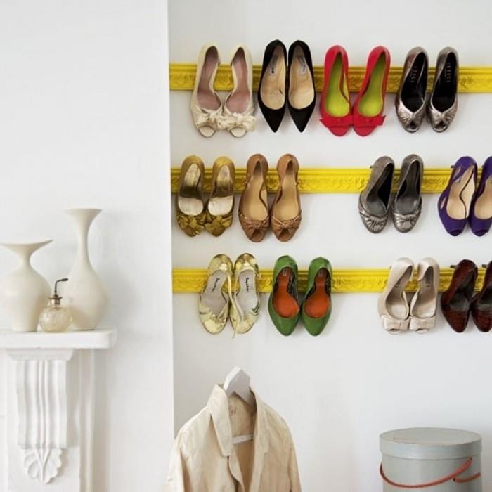 φτιάξτε το δικό σας γύψο ράφι τοίχου ραφιών παπουτσιών