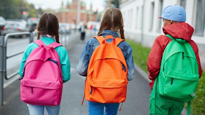 σχολικές τσάντες σχολικές τσάντες σακίδια μαθητών μεταφέρουν υγιή