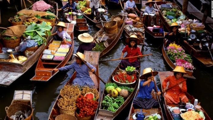 πλωτές αγορές Μπανγκόκ