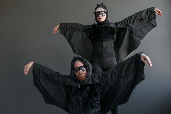 Σπιτικά κοστούμια καρναβάλι mardi gras helloween bat