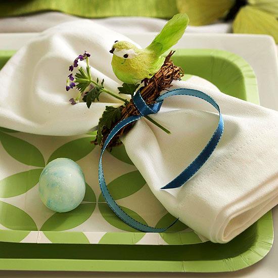 σπιτική Πασχαλινή διακόσμηση Πασχαλινή πετσέτα αυγών