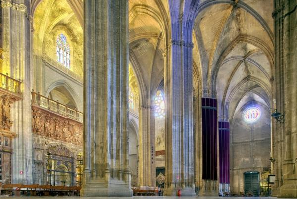 καθεδρικός ναός της Σεβίλλης santa maria de la sede εσωτερική άποψη