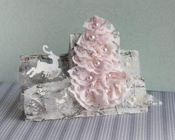 φτιάξτε shabby chic διακόσμηση μόνοι σας φτιάξτε χριστουγεννιάτικα στολίδια