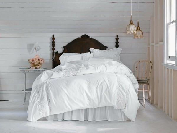 shabby chic κάντε ιδέες επίπλωσης κρεβατοκάμαρας μόνοι σας