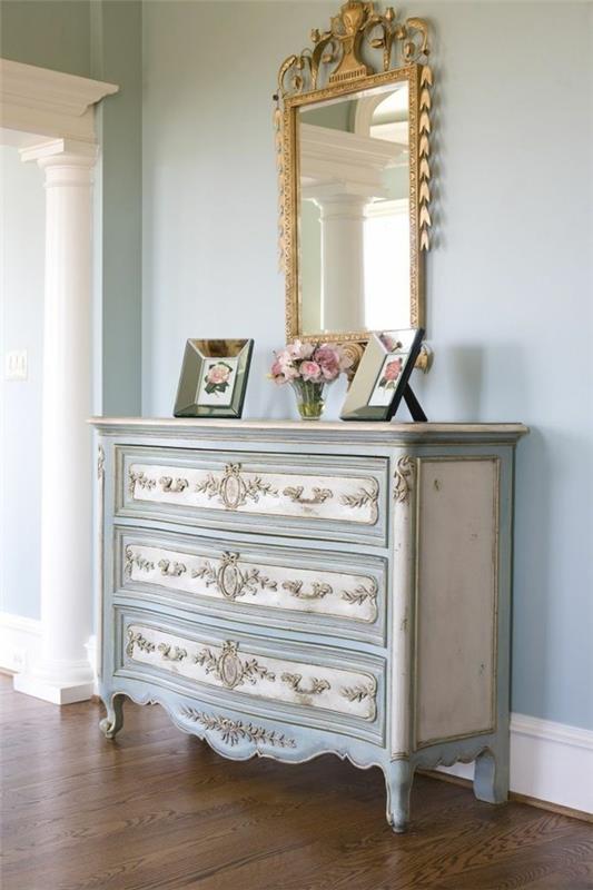 shabby chic κάντε όμορφες ιδέες διαβίωσης μόνοι σας, κομψά έπιπλα