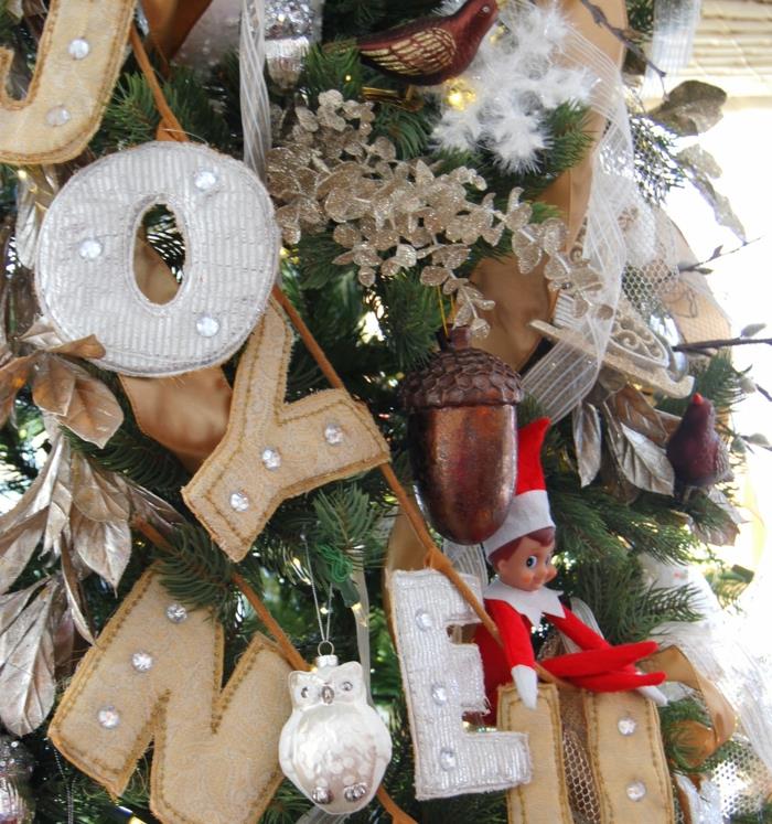 Πρωτοχρονιάτικο πάρτι διακόσμηση silvesteer διακοσμητικό τραπέζι Πρωτοχρονιάτικα γράμματα