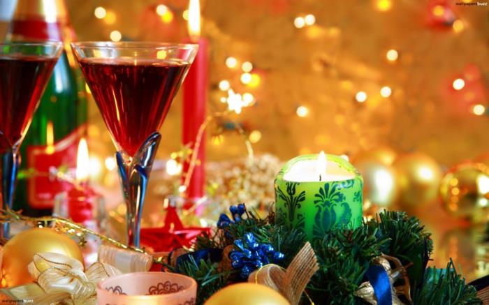 παραμονή Πρωτοχρονιάς deco dekoideem Πρωτοχρονιάτικο πάρτι διακόσμηση Silvesteer διακοσμητικό τραπέζι Πρωτοχρονιά deko μαγεία