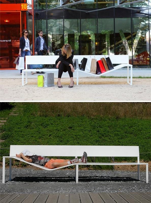 πάγκοι δημιουργικός σχεδιασμός ελαστικός πάγκος