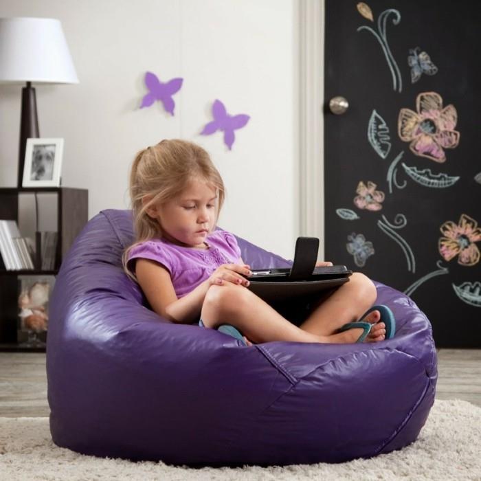Beanbag home ideas παιδικό δωμάτιο μοβ κοριτσίστικο δωμάτιο