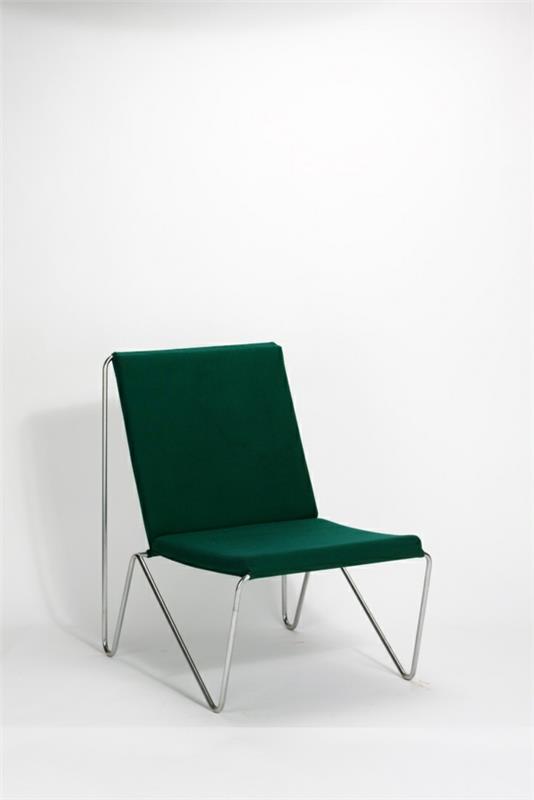 Σκανδιναβικές καρέκλες σχεδιαστών επίπλων πράσινες