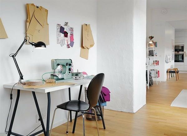 σκανδιναβικά-γραφεία-ιδέα-σπίτι-μοντέρνο-μικρό