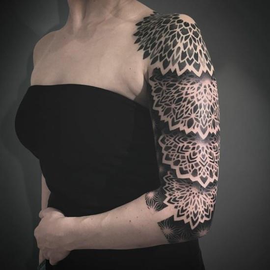μανίκια ιδέες τατουάζ για γυναίκες διακοσμητικά