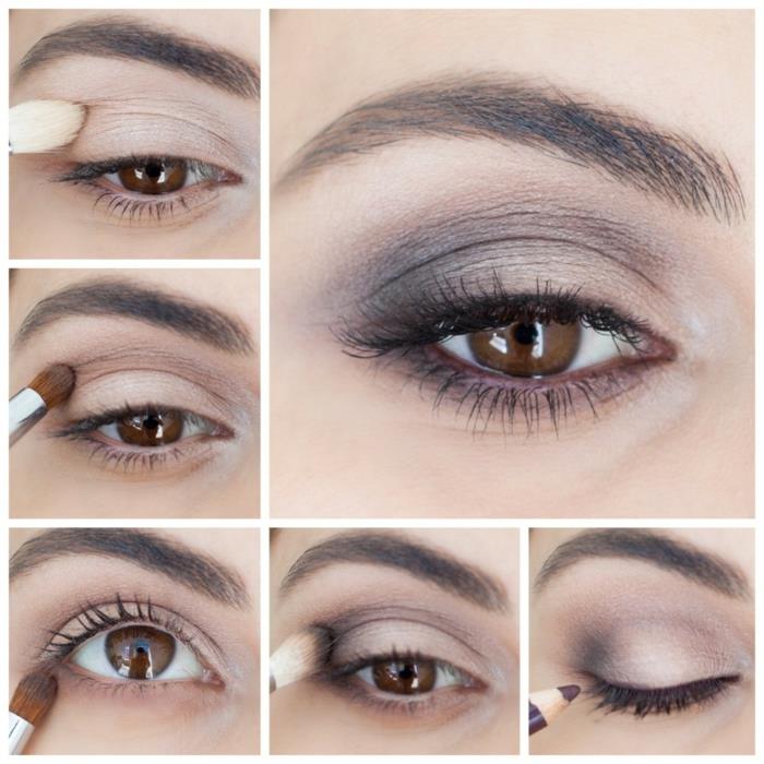 smokey eyes μακιγιάζ οδηγίες μακιγιάζ συμβουλές μακιγιάζ καστανά μάτια βήμα-βήμα μέρα