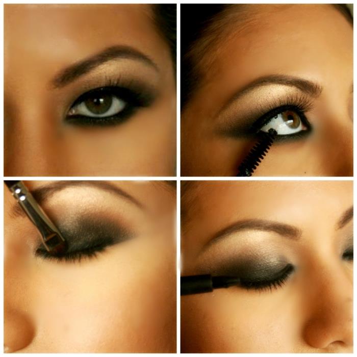 smokey eyes μακιγιάζ οδηγίες μακιγιάζ συμβουλές μακιγιάζ καστανά μάτια βήμα βήμα2