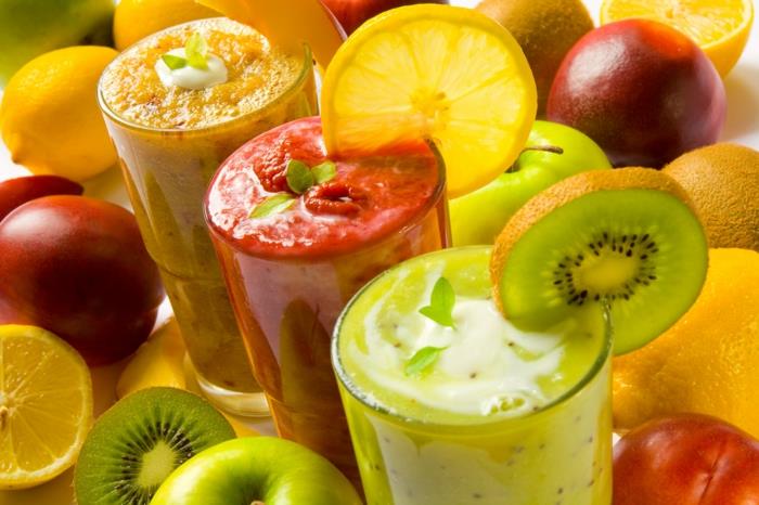 smoothie συνταγές υγιεινές βιταμίνες καλοκαιρινά μέταλλα