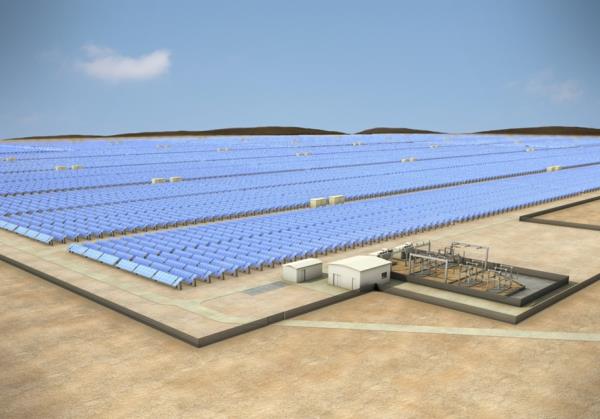 εργοστάσιο φωτοβολταϊκών ηλιακών συστημάτων