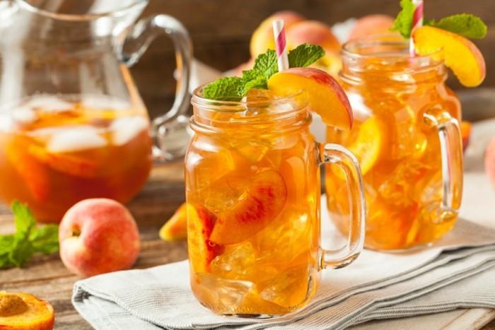 καλοκαιρινά ποτά φρούτα παγωμένο τσάι συμβουλές για την απώλεια βάρους
