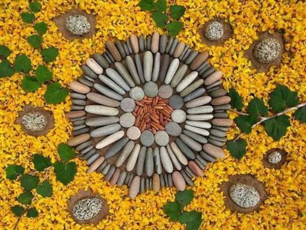 καλοκαιρινή διακόσμηση tinker αξεσουάρ κήπου πέτρες κυκλική