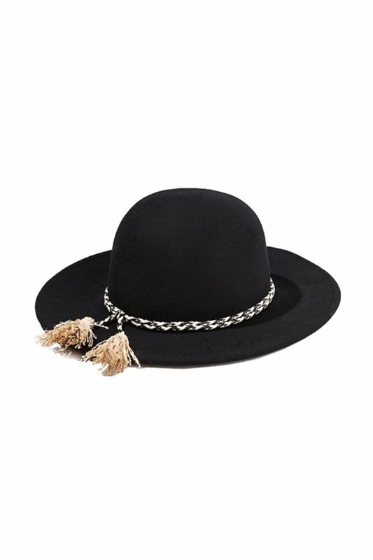 καλοκαιρινό καπέλο κλασικό σε μαύρο μέγεθος