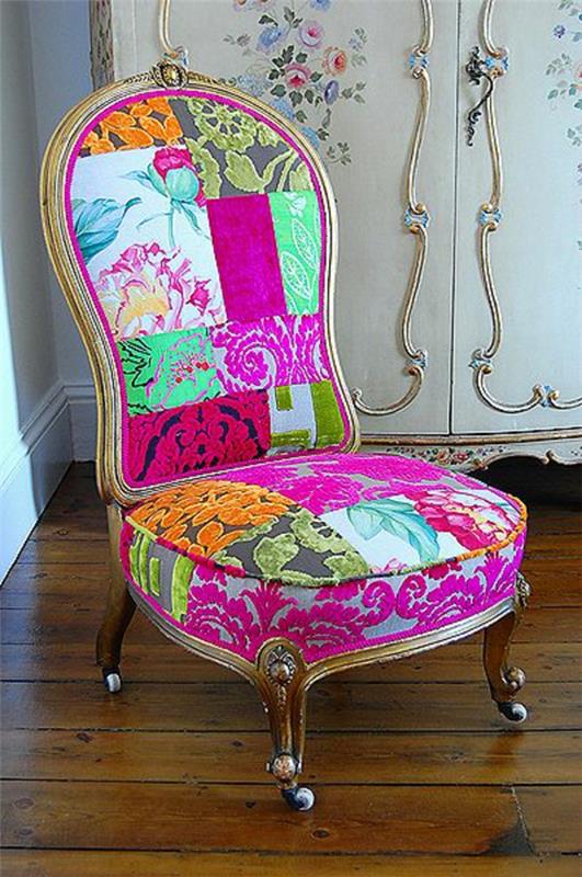 διακόσμηση έγχρωμη καρέκλα χρώμα