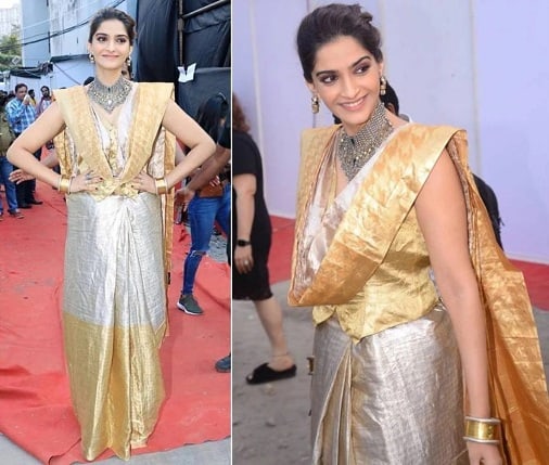 Sonam Kapoor İpek Sari