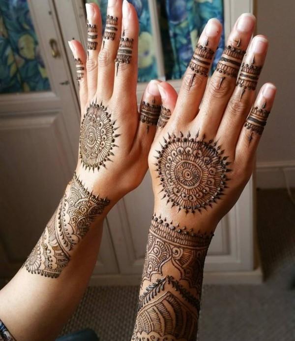 ιδέες τατουάζ henna sun mot
