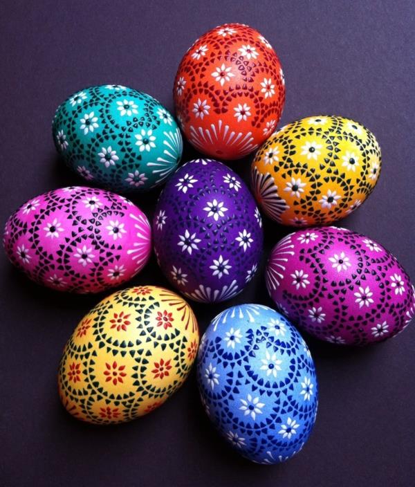 σορβικά πασχαλινά αυγά συλλογή εικόνων πασχαλινά αυγά σχέδιο λουλουδιών