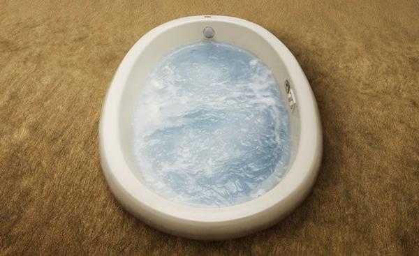μπανιέρα -υδρομασάζ στο σπίτι για χαλαρωτικό μπάνιο