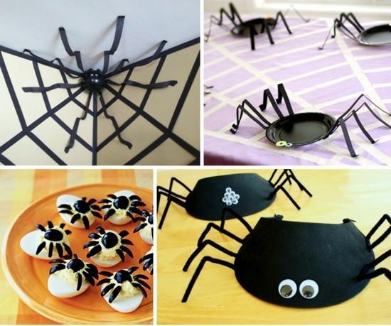 ιδέες διακόσμησης αποκριών αράχνης