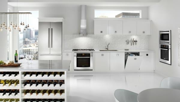 πλυντήρια πιάτων κουζίνα εσωτερικά λευκά μεταλλικά ράφια κρασιού