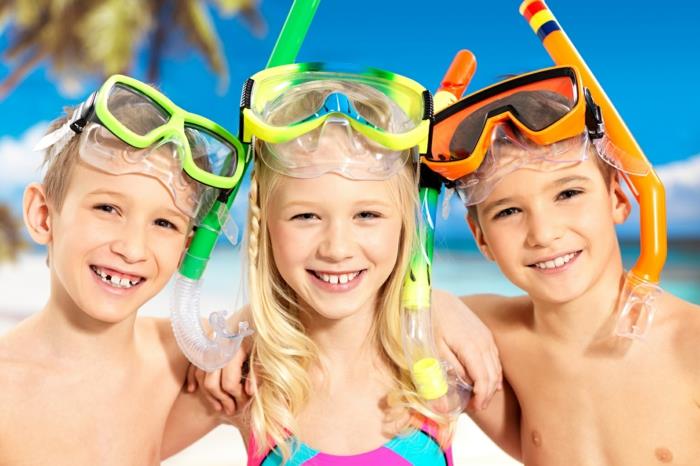 αθλήματα για παιδιά αγόρια κορίτσια παραλία κολύμβησης