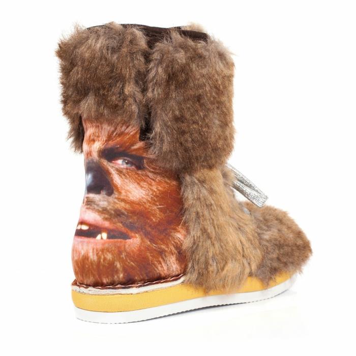 παπούτσια σταρ του πολέμου Chewbacca μοντέλο πίσω