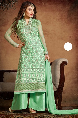 Jūros žalias tinklas Salwar Kameez