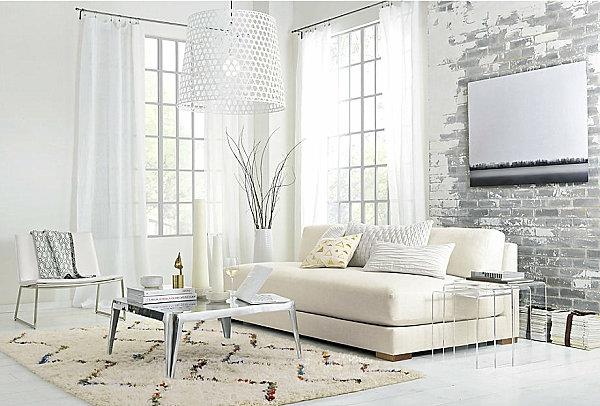 αστική ατμόσφαιρα σαλόνι μοντέρνοι καναπέδες
