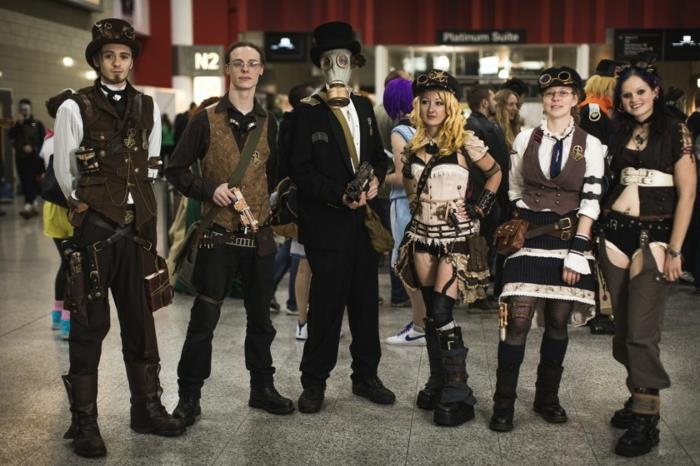 steampunk ρούχα γυναικεία ανδρική μόδα