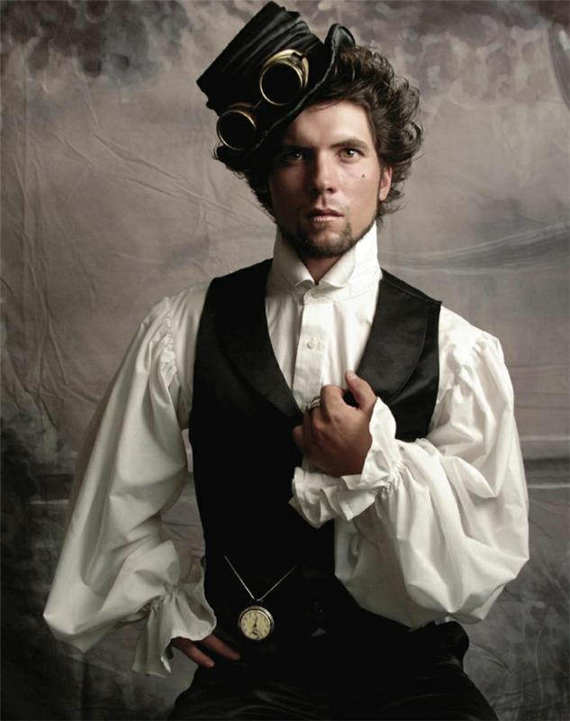 steampunk ρούχα άνδρες vintage