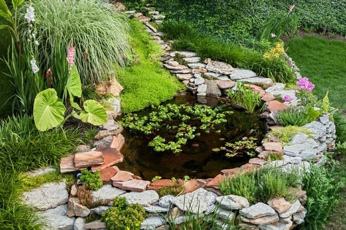 Δημιουργήστε ένα ροκ κήπο σχεδιάστε μια λίμνη κήπου με πέτρες
