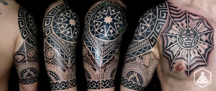 αστέρι μοτίβο maori ιδέες τατουάζ άνδρες τατουάζ