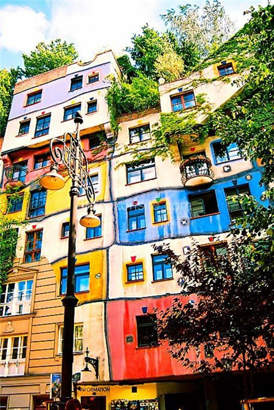 Πράσινη αρχιτεκτονική του Αυστριακού καλλιτέχνη Friedensreich Hundertwasser