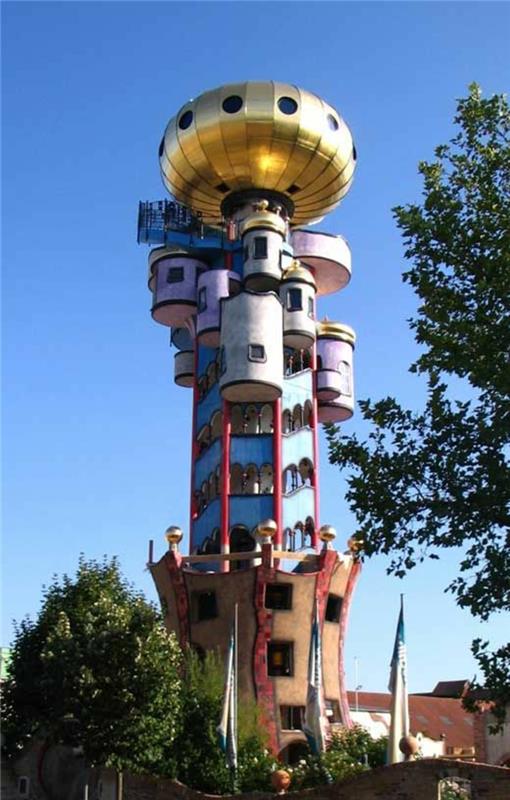 Αυστριακός καλλιτέχνης πύργος Friedensreich Hundertwasser