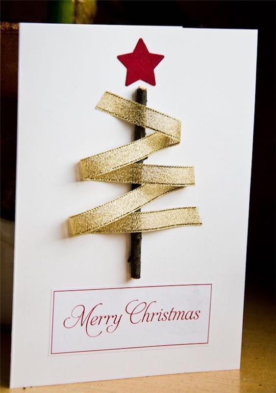 χριστουγεννιάτικες κάρτες στυλιζαρισμένο έλατο