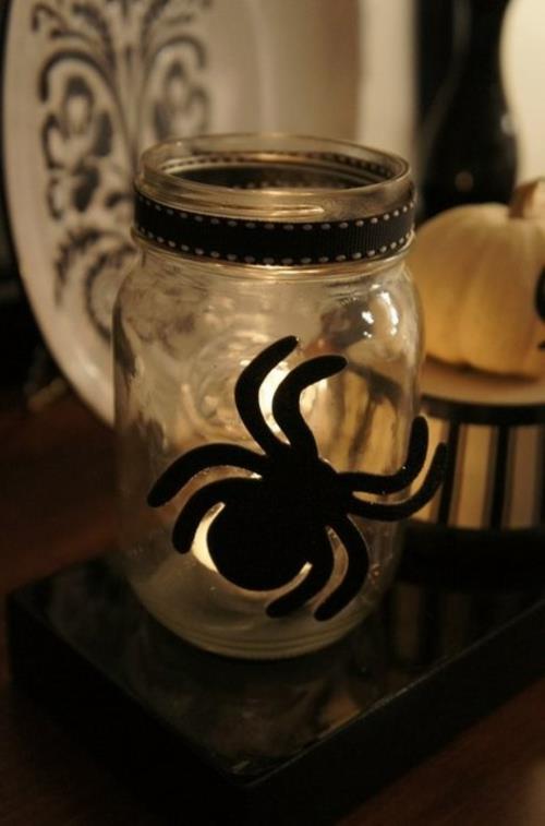 κομψές και τρομακτικές ιδέες για αποκριάτικες μεταλλικές αράχνες